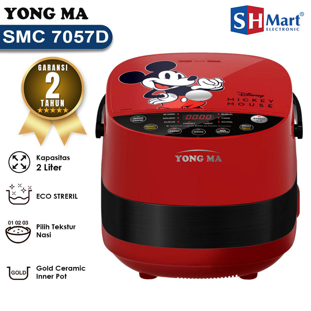 Yong Ma Rice Cooker Kapasitas 2L Disney Collection SMC 7057D MEDAN