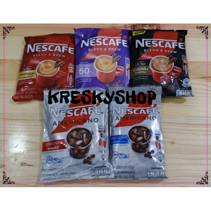 

Nescafe Blend & Brew Mini Pack Series. Pack Kecil. Expired Lama
