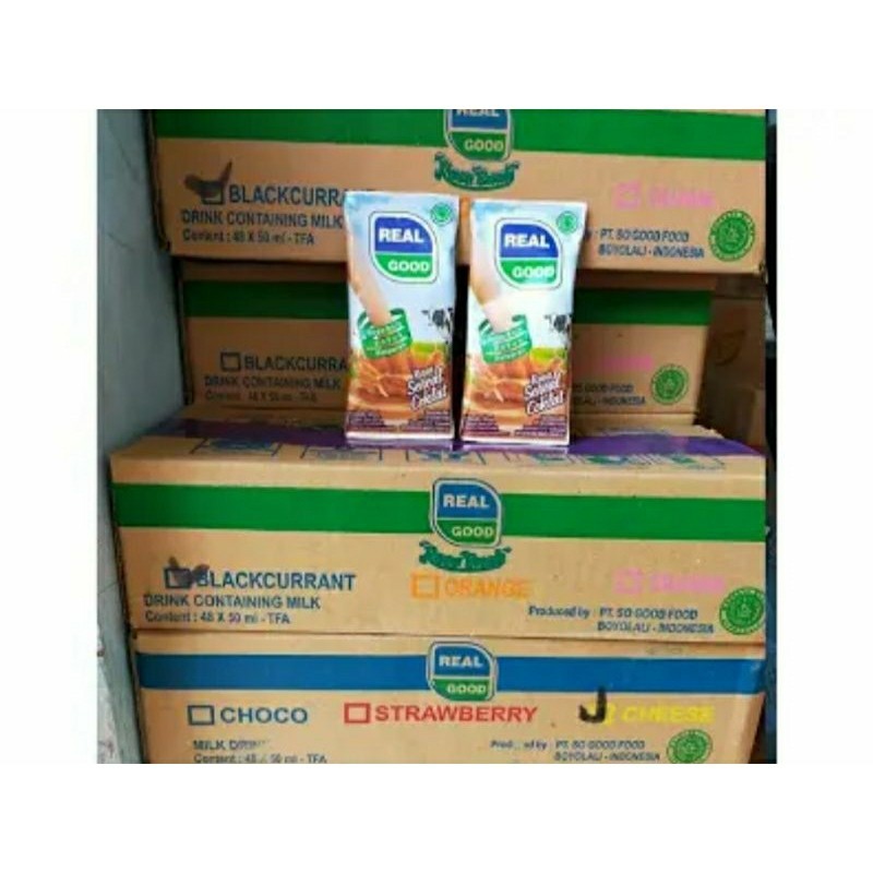 

Susu Real Good 50m 1 Dus Isi 60 Pcs