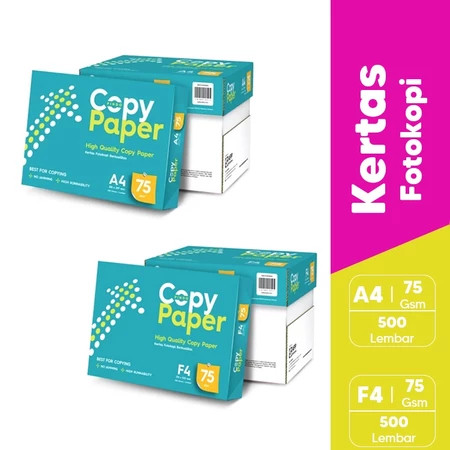 

[BISA INSTANT & COD] COPYPAPER / PAPERONE / SIDU / AONE HVS A4 & F4 75/70Gsm Tersedia 1 Dus & 1 Rim