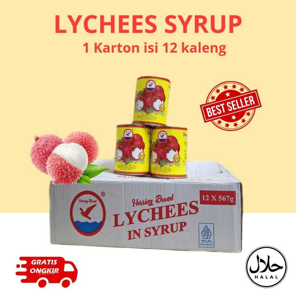 

Leci Kaleng / Leci Herring / Lychee In Syrup Kemasan Kaleng 567 gram 1 Dus / Karton isi 12 pcs