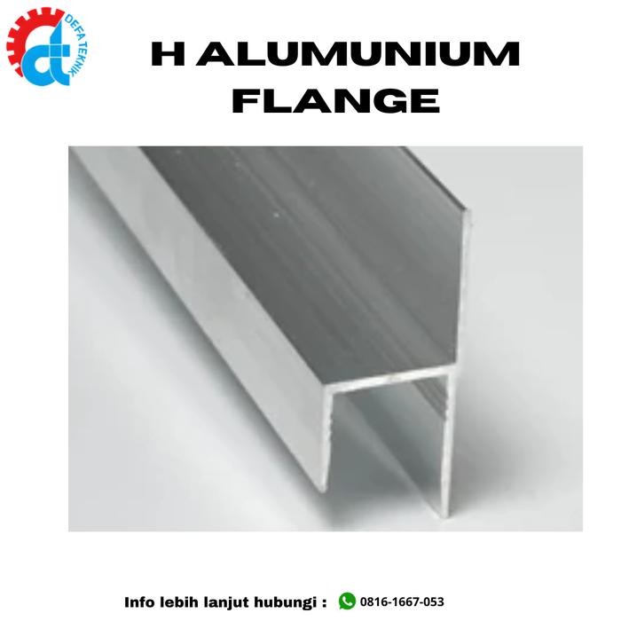 H Alumunium Flanges /Sambungan Ducting PU/ ukuran 4 meter