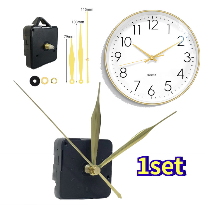 Mesin Jam Dinding Seiko Original/Mesin Jam Dinding Quartz/Mesin Jam Dinding Sweep/Mesin Jam Dinding 