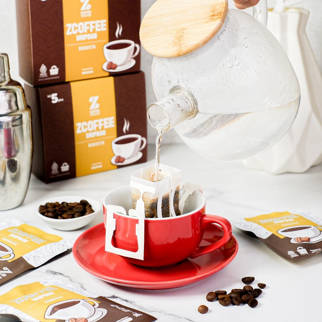 

ZCoffee Dripbag Robusta – Kopi Robusta Premium Praktis Seduh | Bold & Strong Taste