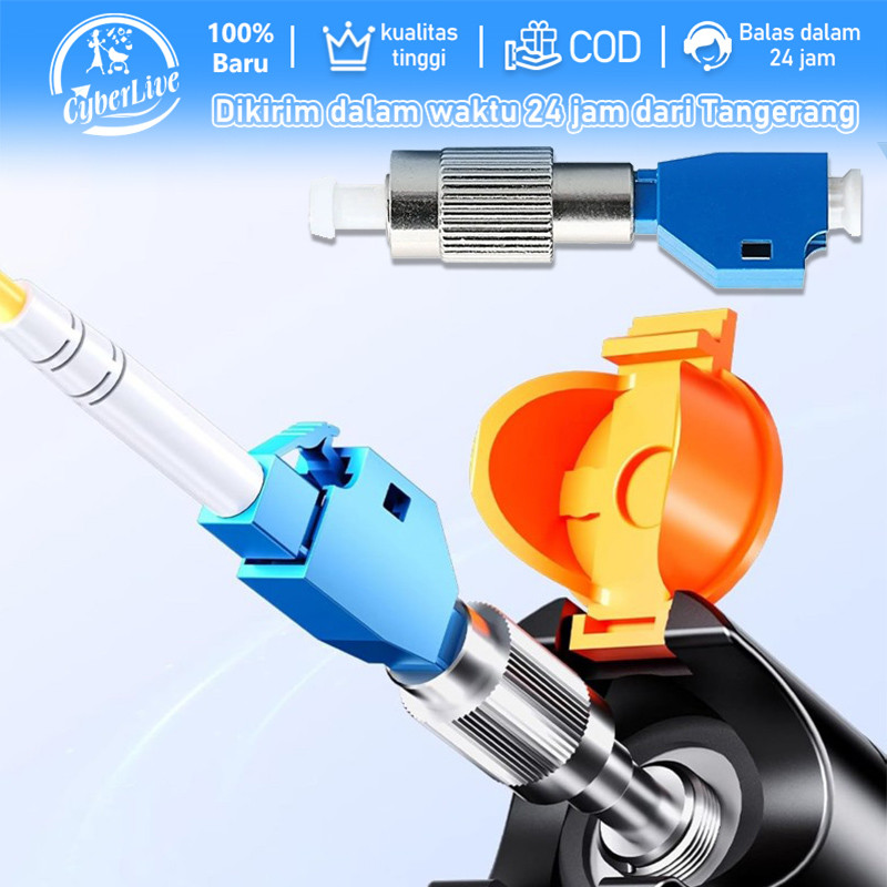 Adapter Fiber Optik Hybrid Adapter LC Female To FC Male Konektor Fiber Optik