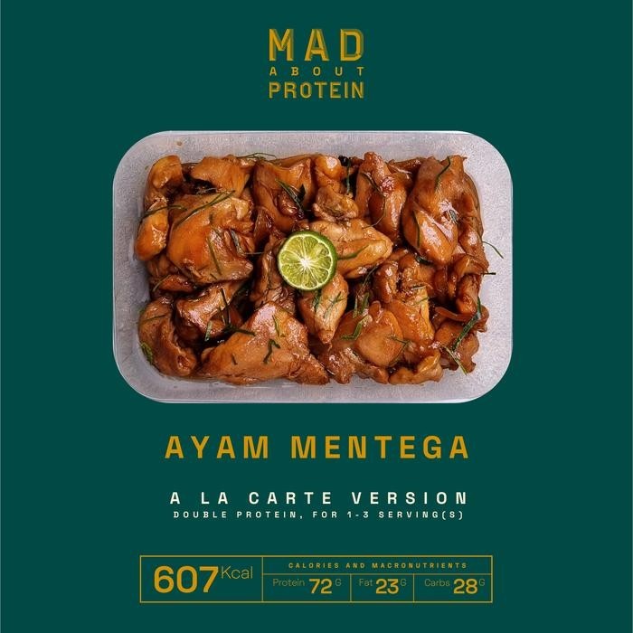 

[ALA CARTE] Ayam Mentega - MAD ABOUT PROTEIN Frozen Mealprep