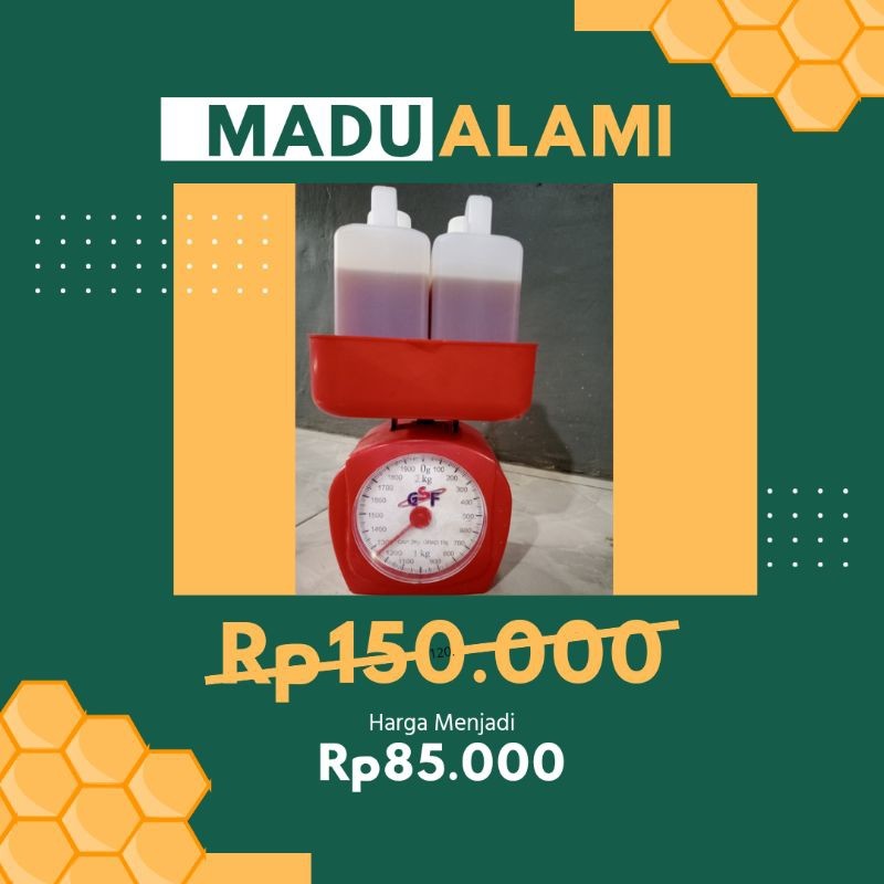

madu klanceng kemasan 1kg