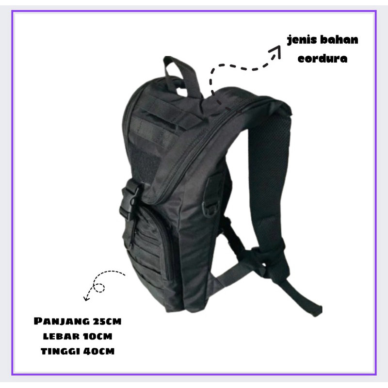 Tas Ransel Bagpit Gowes Army Pria Wanita Loreng