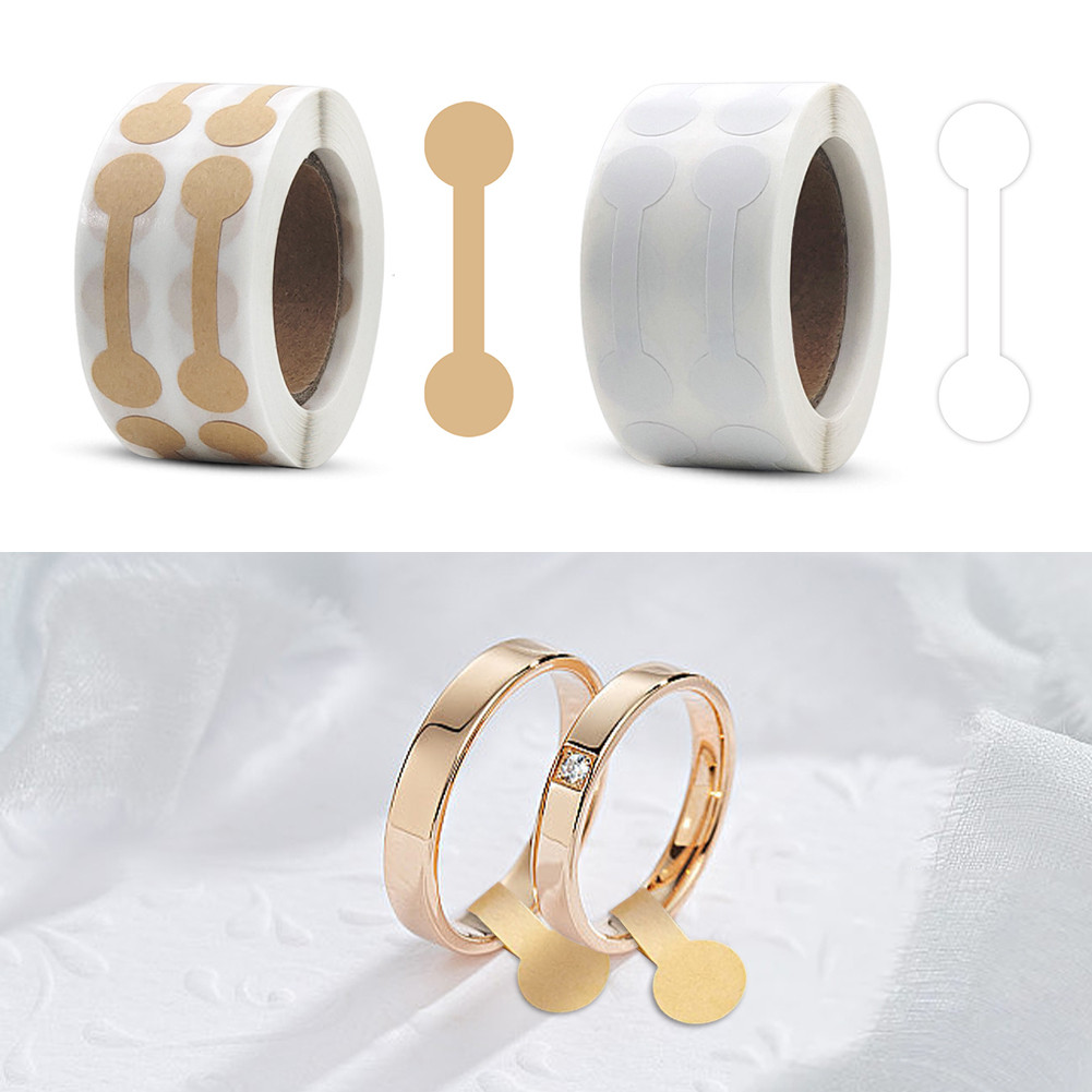 

500 Pcs/Roll - Price Tag Label Harga Aksesoris Perhiasan / 500pcs Label Perhiasan Label Stiker Gantung Label Label Harga Kraft Bentuk Bulat Untuk Gelang Bahan Kertas