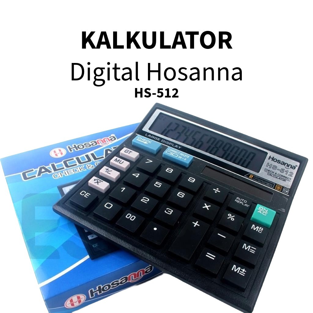 

Kalkulator Hosanna 12DIGIT/ Kalkulator HS-512 / CHECK & CORRECT