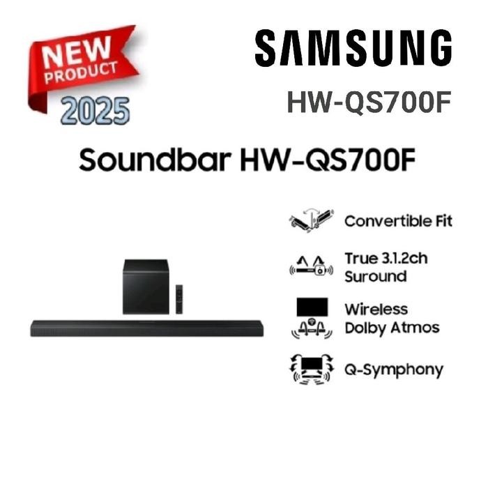 SAMSUNG HW-QS700F / QS700F / Q700F SOUNDBAR WIRELESS DOLBY ATMOS 3.1.2 CHANNEL 2025 Series