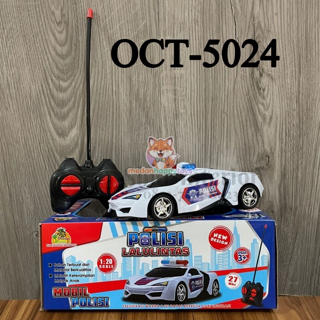 Mainan Anak Mobil Remote Polisi - Mainan Mobil Polisi Anak