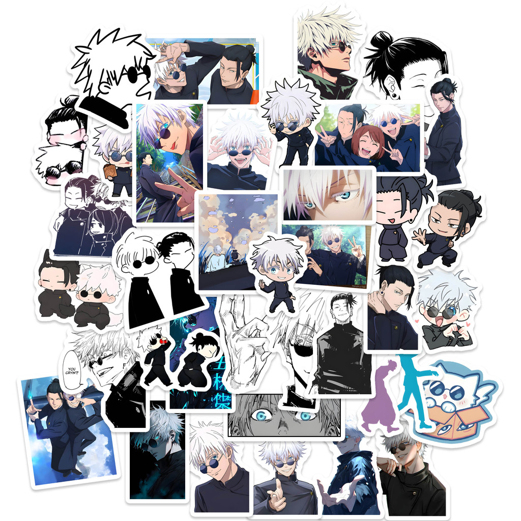 

STIKER GOJO X GETO 50 PCS ST102 SATOTU GOJO X SUGURU GETO
