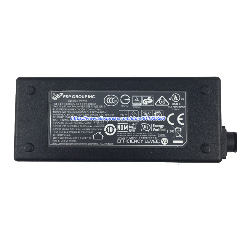 2PIN 12V 3A FSP036-RBBN2 SP036-RAB FSP Switching Power Adapter for FORTIGATE F FORTINET 60D FG-60D 3