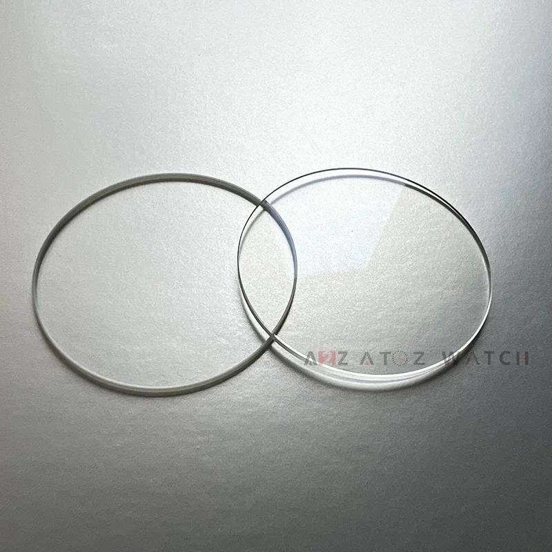 Watch Sapphire Crystal Glass&Gasket for IWC Pilot Chronograph IW371713  35.6 * 3.0 * 1.5 mm