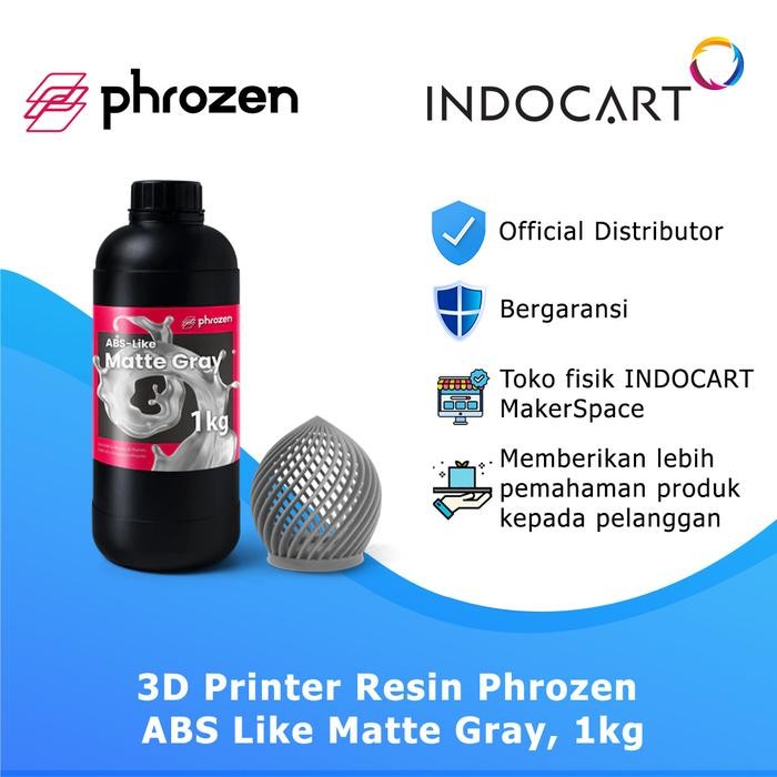 

3D Printer Resin Phrozen ABS Like High Quality Prints and Low Shrinkage Matte Gray 1kg