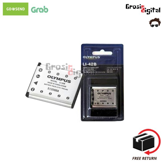 Baterai Olympus Li-42B For Olympus VR-320, VR-330, Stylus 7030, Stylus 5010, FE-340