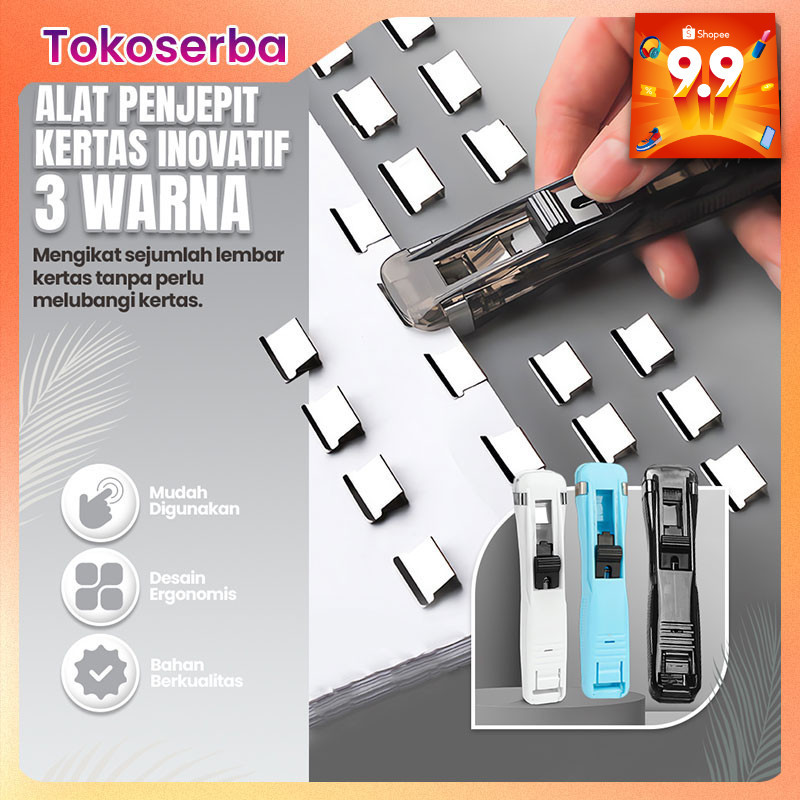 

Klip dorong klip pelengkap stapler transparan klip uji berkas tetap klip kecil klip penyimpanan logam klip pas klip dorong