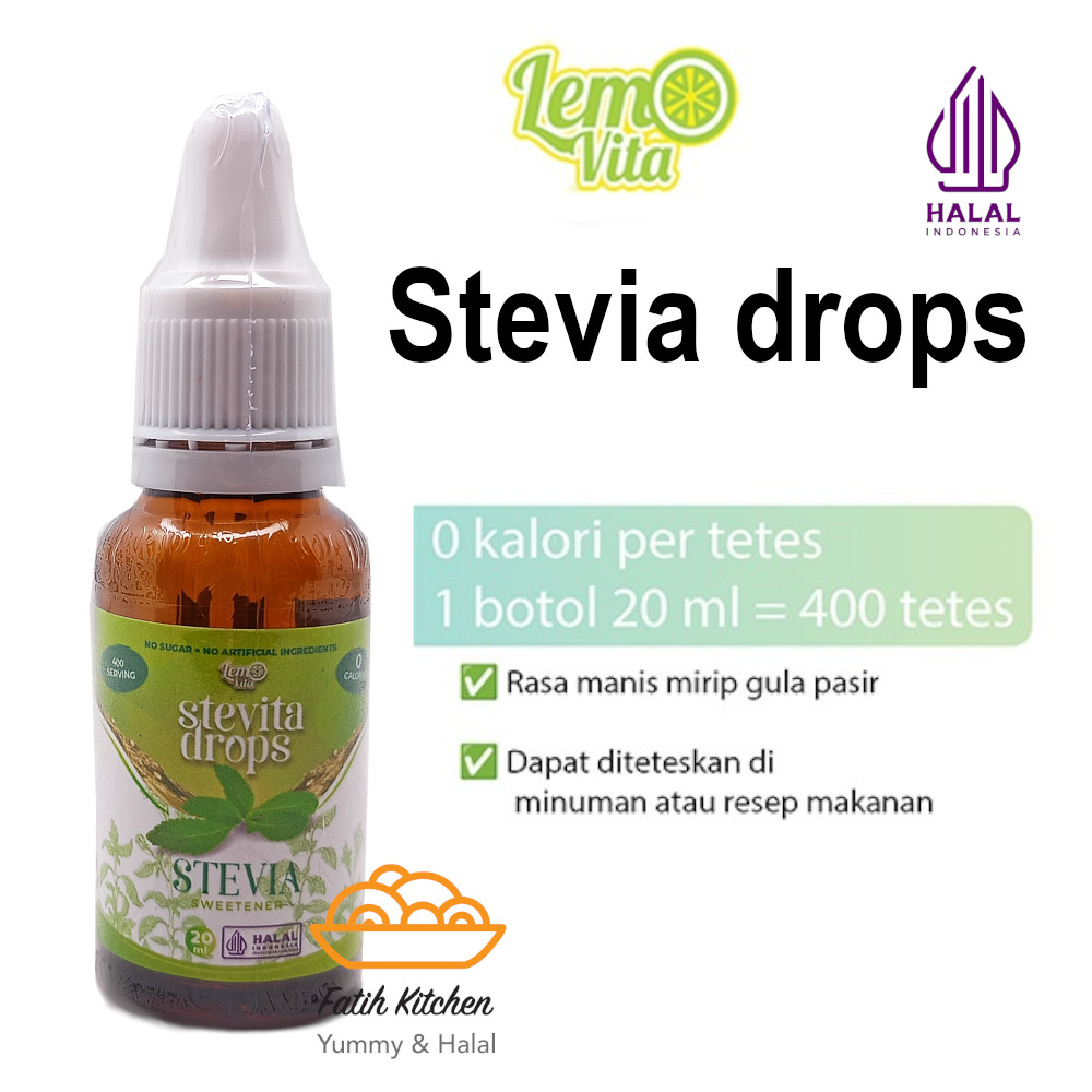

Stevita Drops dari Lemovita Stevia Cair Pemanis Alami Pengganti Gula Tanpa Kalori Natural Sweetener