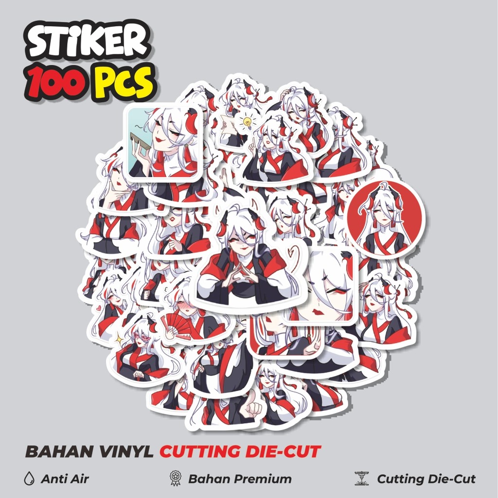 

Terbaru! 50 pcs Stiker Funny Character Tsuru The Princess Dekorasi Lucu Kreatif untuk Notebook, Skateboard, HP