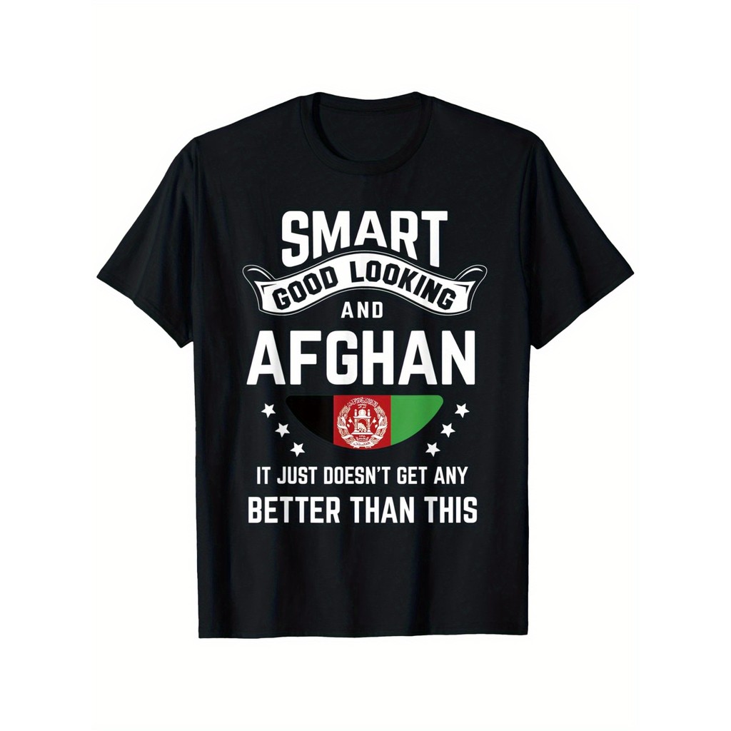 Kaos Bendera Afghanistan Pride Pribumi Keren - Katun 100% 180gsm - Pria S-XXXL