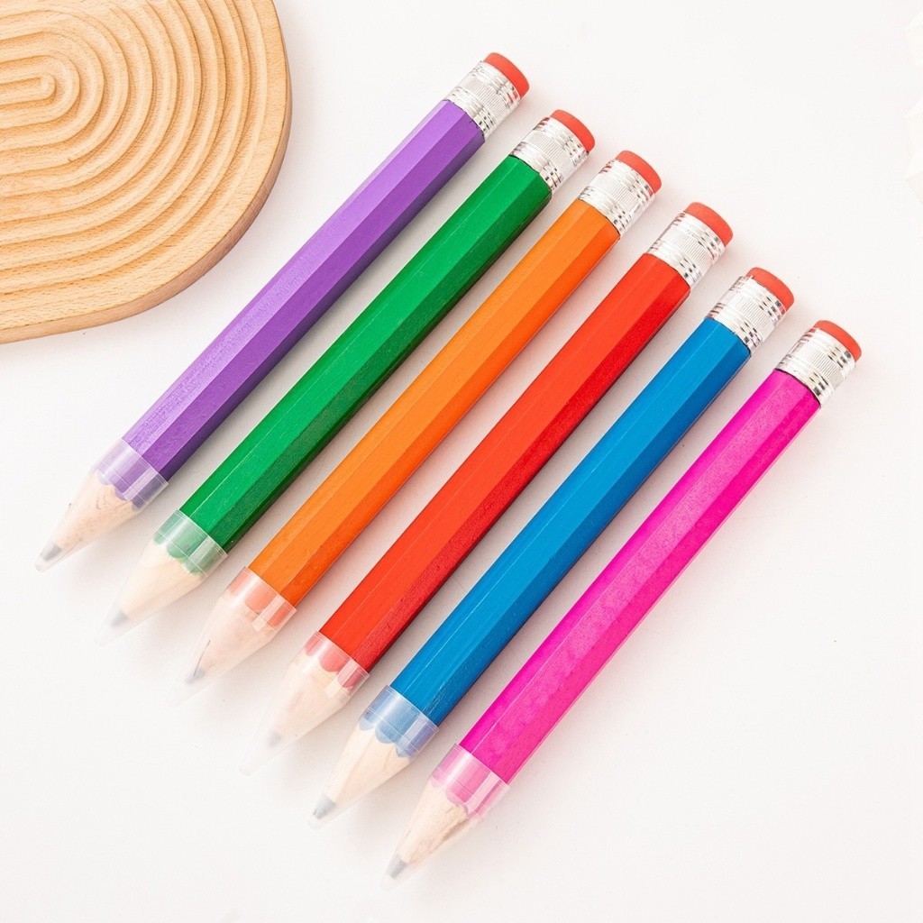 

Colorful Big Pensil 33cm Skatsa Besar Jumbo Kayu Edukasi Anak Terbaru 2025 - Alat Tulis Unik & Menarik