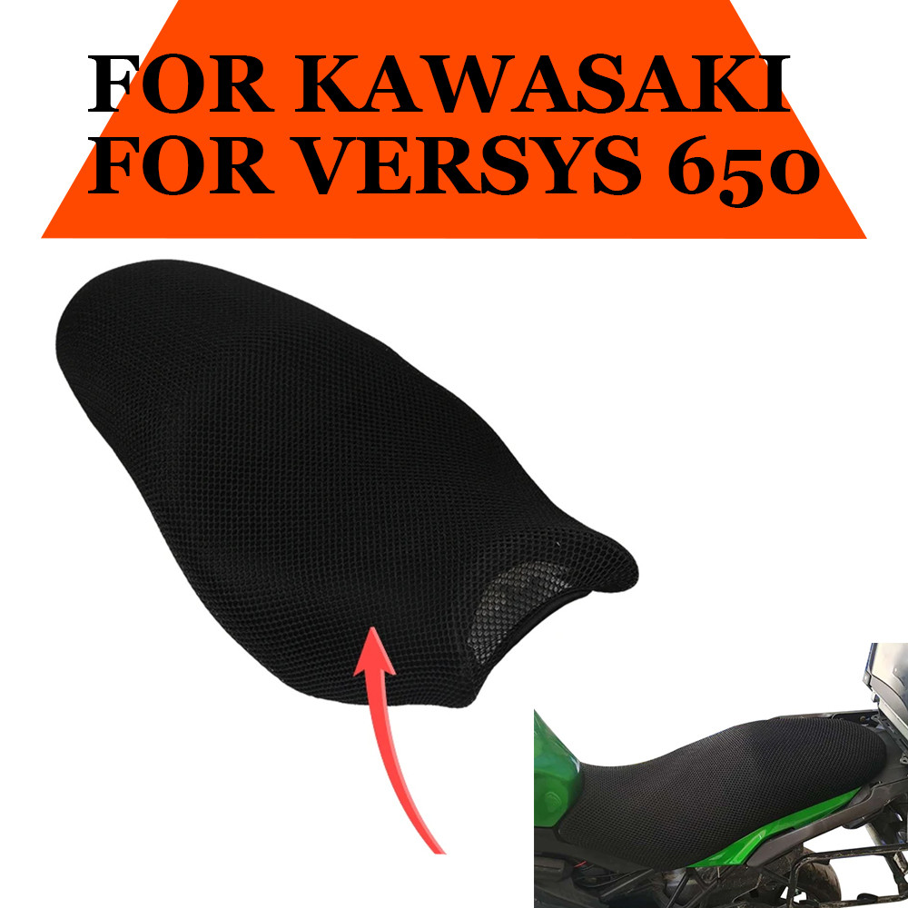 Motorcycle Protecting Cushion Seat Cover Fit For Kawasaki Versys 650 Versys650 2020 2021 Fabric Sadd