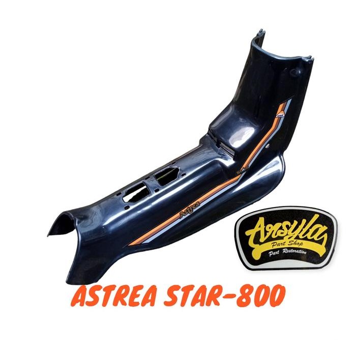 Legshield sayap tebeng tengah honda astrea star hitam
