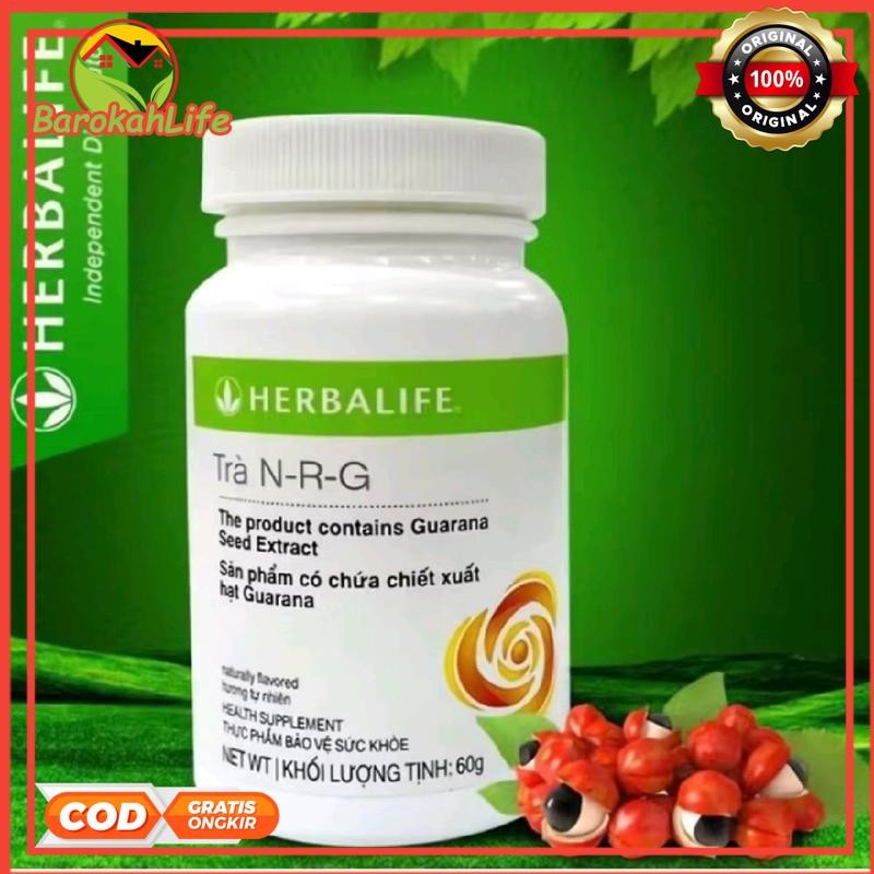 

Tea N.R.G Herbalife Teh Herbal HERBALIFE N.R.G Bubuk Instan Tea Nature's Raw Guarana Herbal Kesehatan Tubuh 60gr Minuman Penambah Energi Meningkatkan Daya Pikir Kosentrasi Teh Penambah Stamina Energi