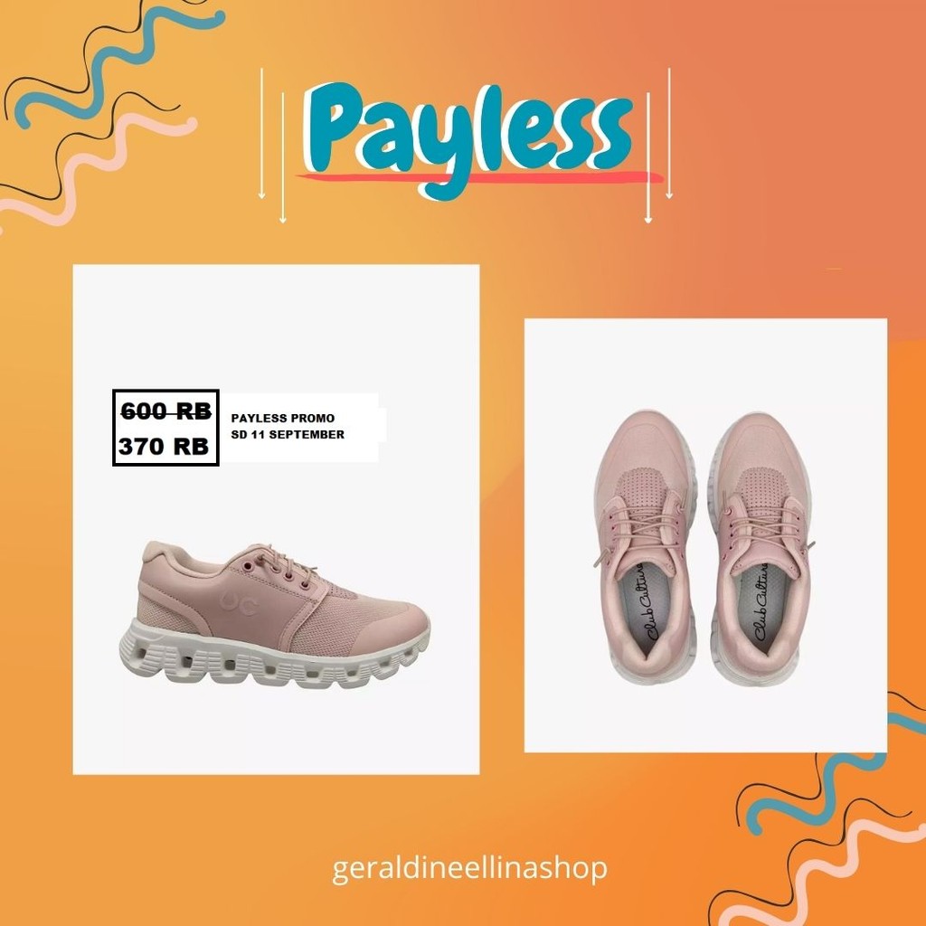 Sepatu sneakers wanita seri  CLUB CULTURE KEEGAN  PAYLESS 100% ori