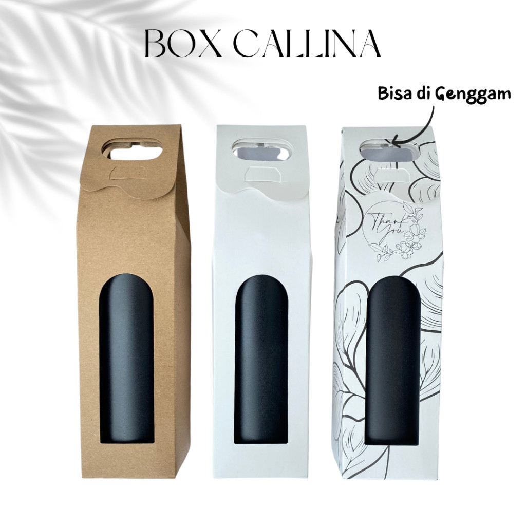 

BOX DUS KEMASAN PACKAGING SOUVENIR BOTOL TUMBLER AESTHETIC acc9