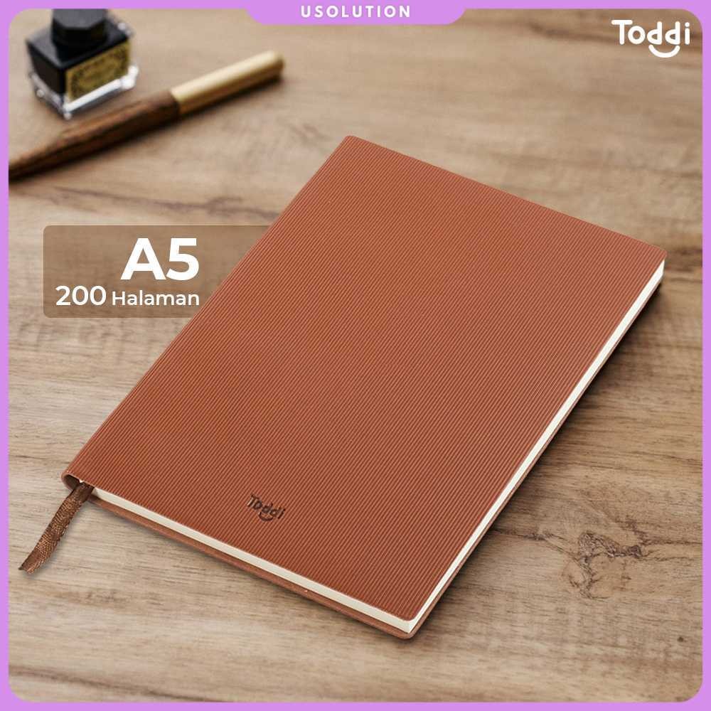 

Toddi Buku Jurnal Leather Notebook Diary 68GSM 200 Halaman Grid - TD101