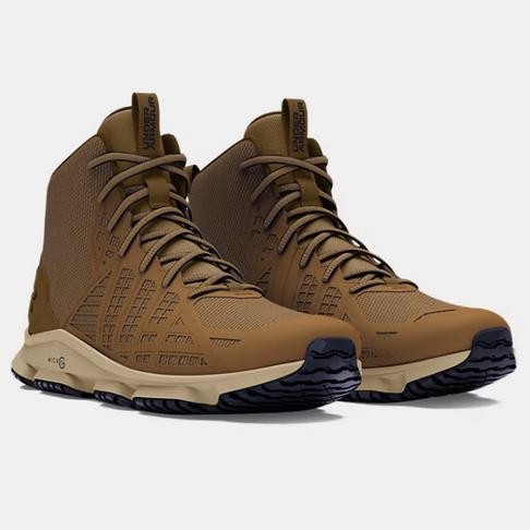 (PRE ORDER) Sepatu Boots UA Micro G Strikefast Mid Tactical Shoes - Coyote