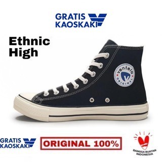 Sepatu Ventela Ethnic Black Natural High [ Ventela Official Store ]