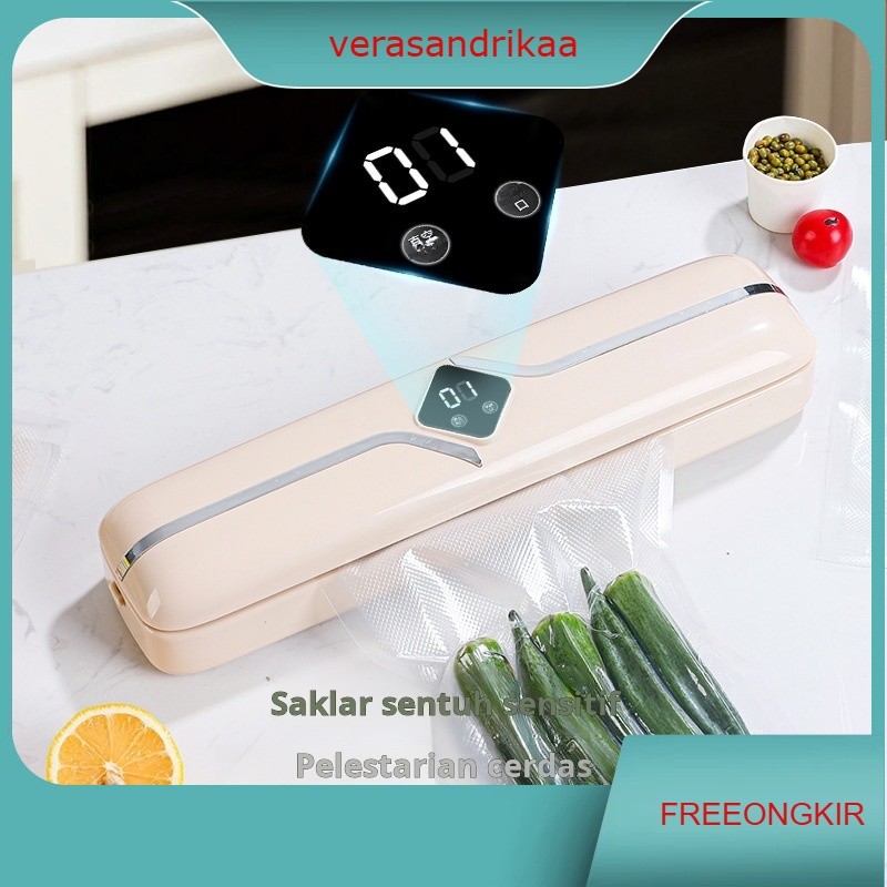 Vacum Rumah tangga kecil Sealer Multifungsi Fresh Cerdas Makanan Food Packing Machine Mesin Vacuum S