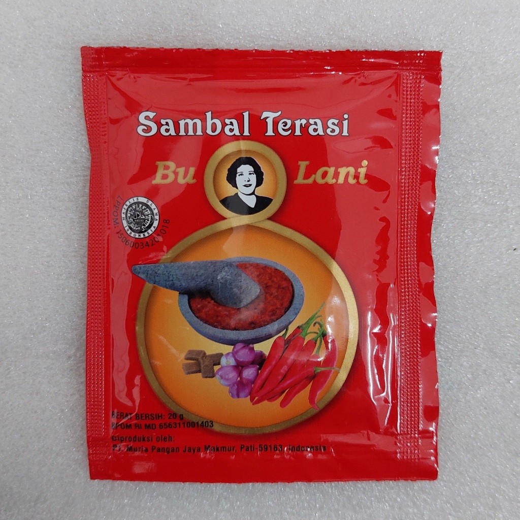 

Bu Lani Sambal Terasi Sachet 20gr