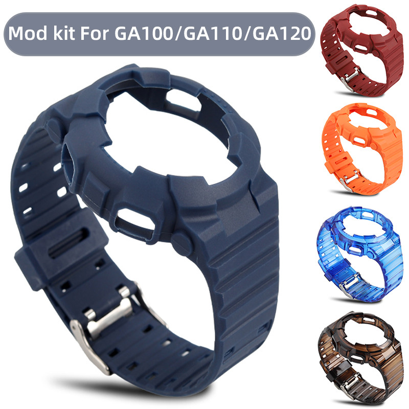Refit Bezel GA2110 Mod Kit GA110 120 Morubber accessories for Casio GA-2100 GA-2110 Casiok resin Sil