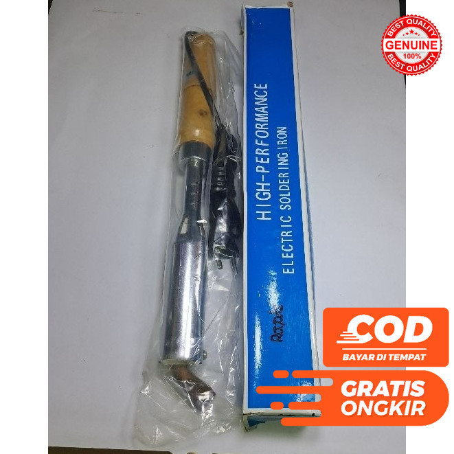 ELECTRIC SOLDERING IRON SOLDER LISTRIK 200 WATT GAGANG KAYU MERK RAPID ORIGINAL ASLI