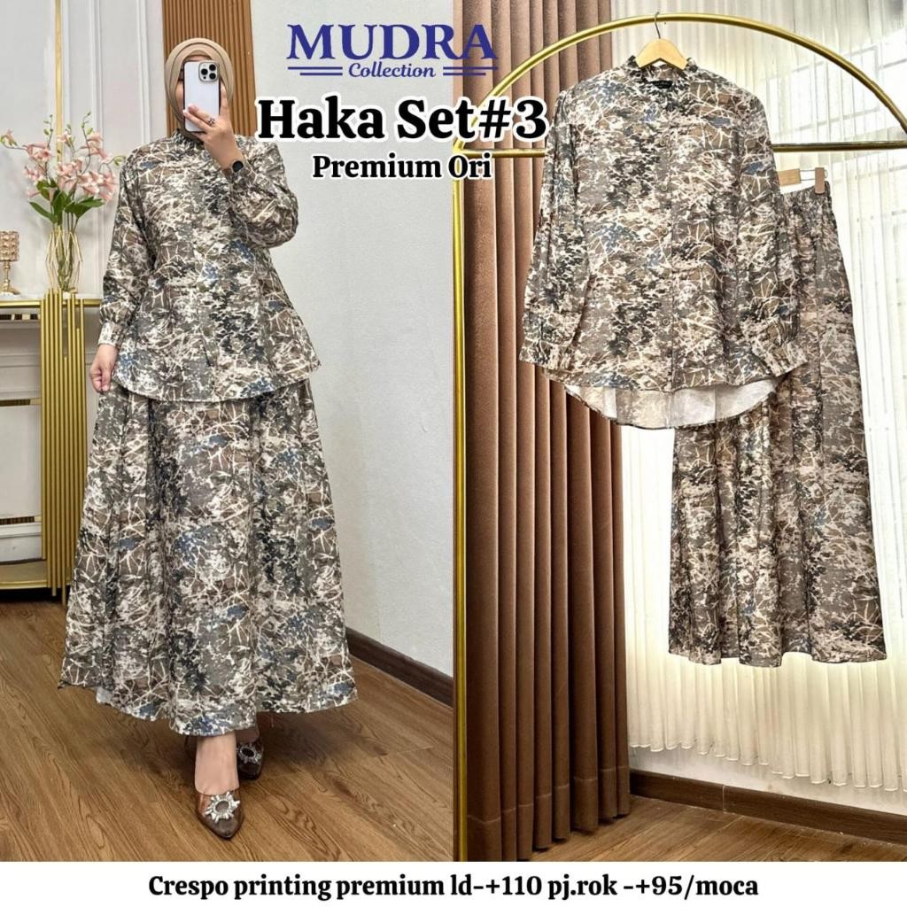 Fashion Wanita HQ HAKA SET  From MuDRa