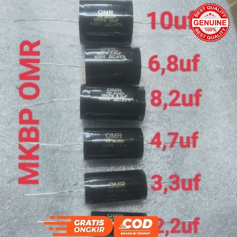 MKBP OMR 2,2UF 3,3UF 4,7UF 6,8UF 8,2UF 10UF 400V AUDIOPILER AUDIOPHILLER 2,2 3,3 4,7 6,8 8,2 10 UF 4
