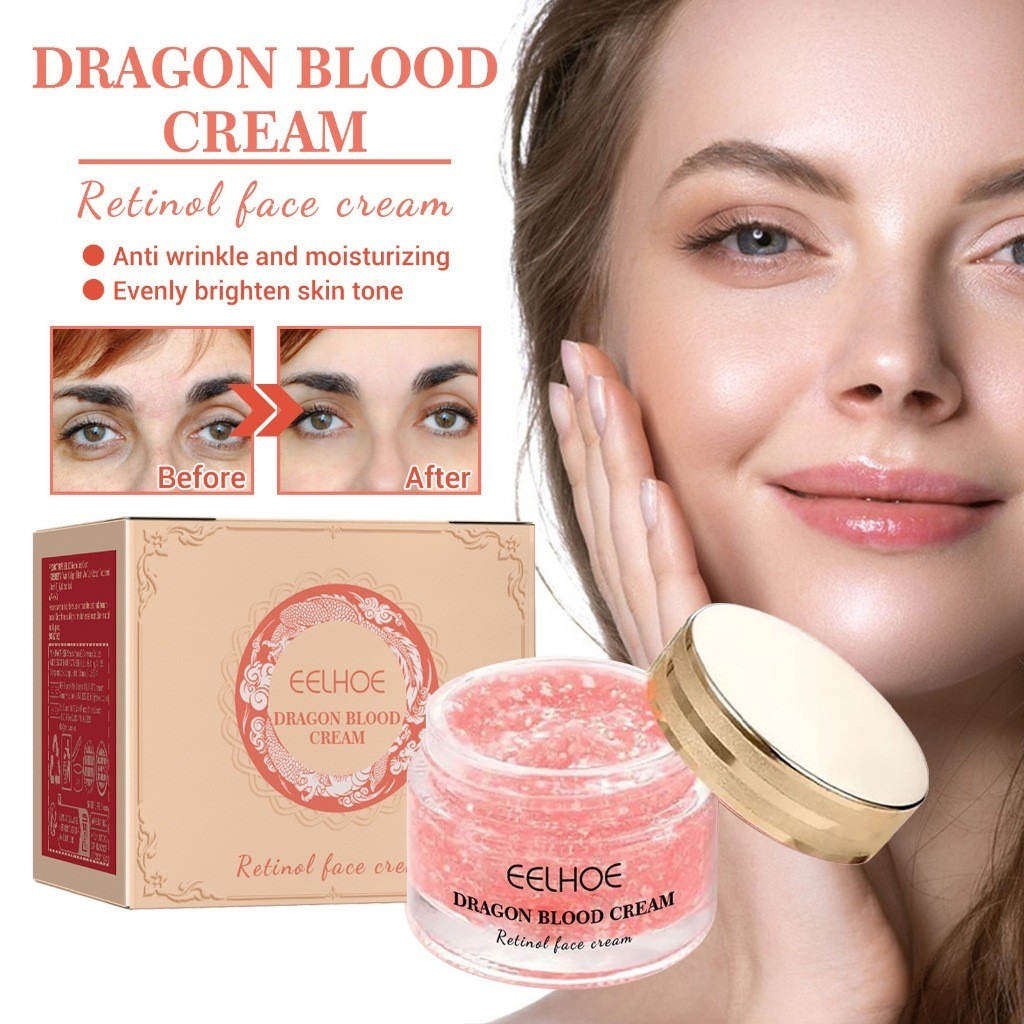EELHOE Dragon's Blood Cream Original 50g Krim Pemutih Retinol Wajah Pemutih Pemutih Kuat Flek Hitam 