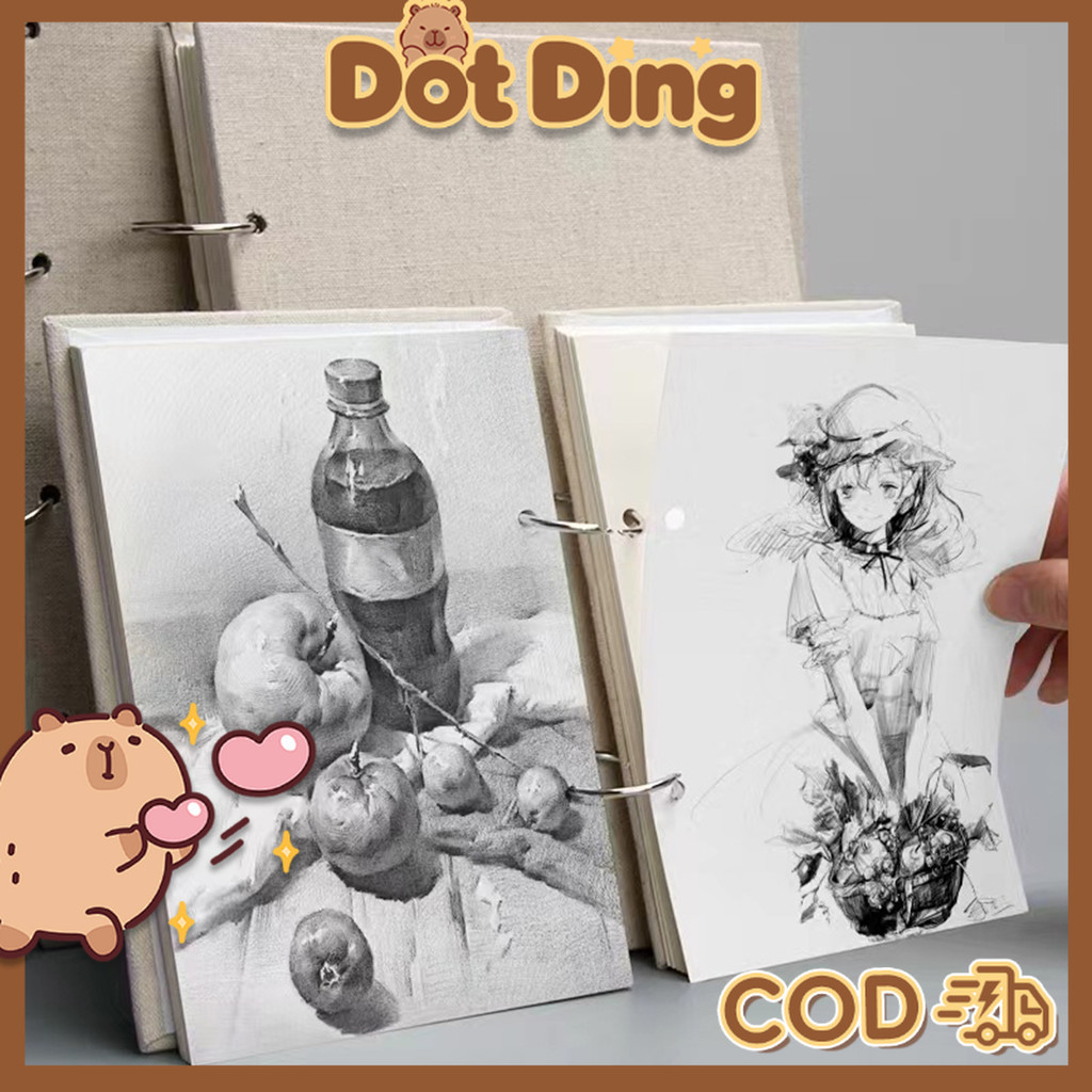 

[DOTDING] Buku Sketch Spiral Retro 60 Lembar/120 Halaman 160GSM - Cover Keras, Isi Bisa Diganti, Buku Gambar Seni Untuk Sekolah & Kantor A337