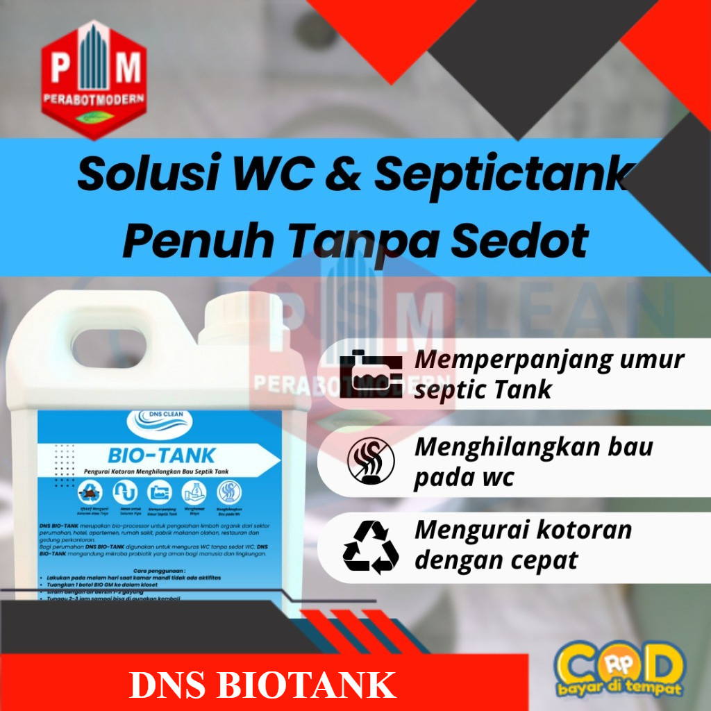 BioTank  1 Liter Solusi WC dan SepticTank Penuh