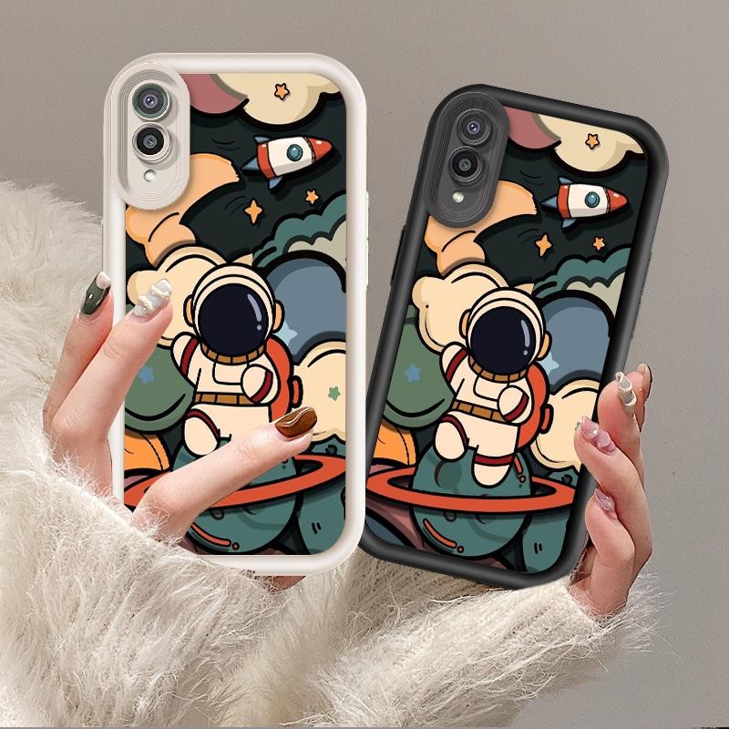 Astronaut Phone Cover For Samsung Galaxy A02 Case Samsung M02 Cute Funny Cartoon Shockproof Soft Sil