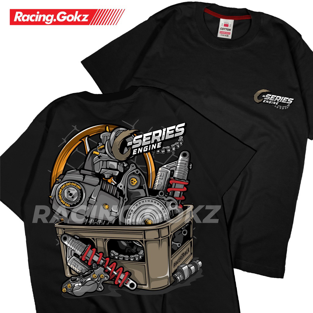 Kaos Baju Atasan C-SERIES Motor Supra Fit Supra X Astrea Grand Distro Kekinian