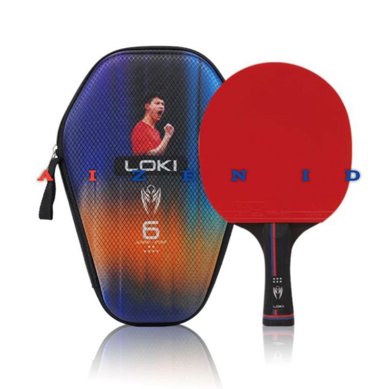 Bet Pingpong Tenis Meja Loki 5.6 Star Kirin Carbon Original