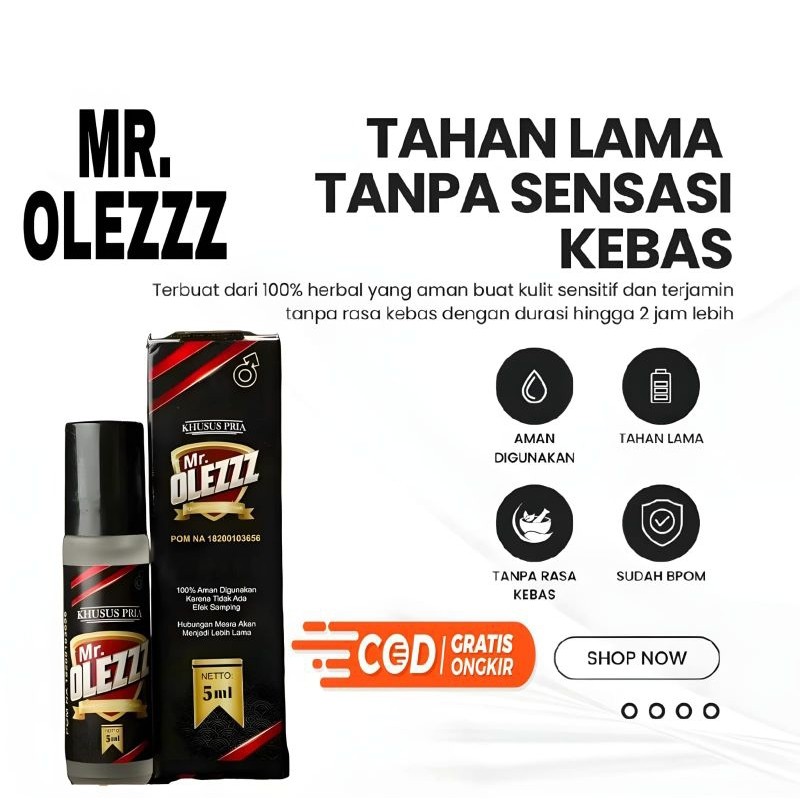 BEST PROMO - Hajar JAHANAM Mr.Oles Premium Original | Minyak Pria kuat tidak KEBAS,stamina meningkat