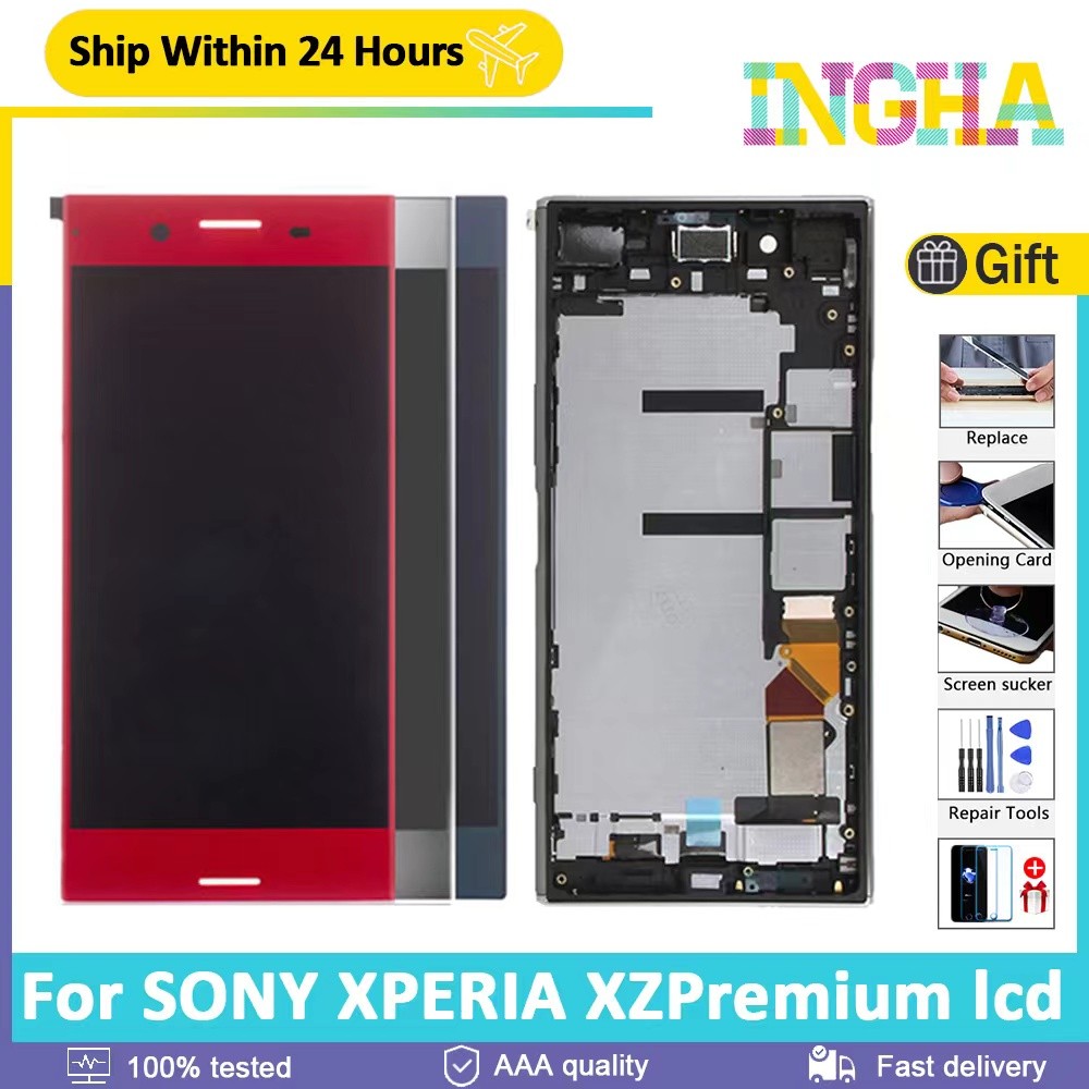 5.46" splay Screen used For SONY Xperia XZ Premium splay Tou Screen gitizer Assembly for xzp G8142 G