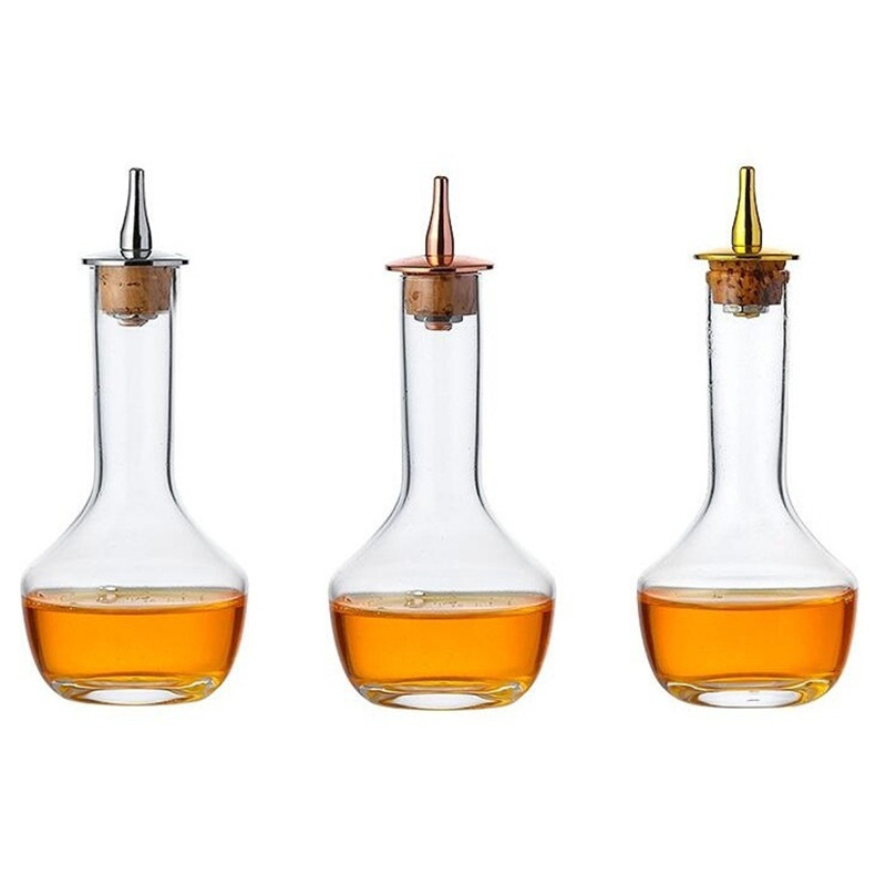 100ml Glass Spray Bitter Dropper Bottle Glass Bottle Cocktail Bitters Bottle Bare