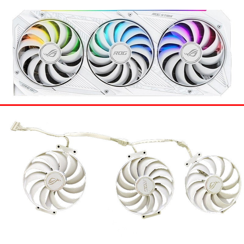 NEW Cooling Fan 95MM 7PIN CF1010U12S RTX3070 RTX3080 RTX3090 GPU FAN For ASUS ROG Strix RTX 3070 RTX